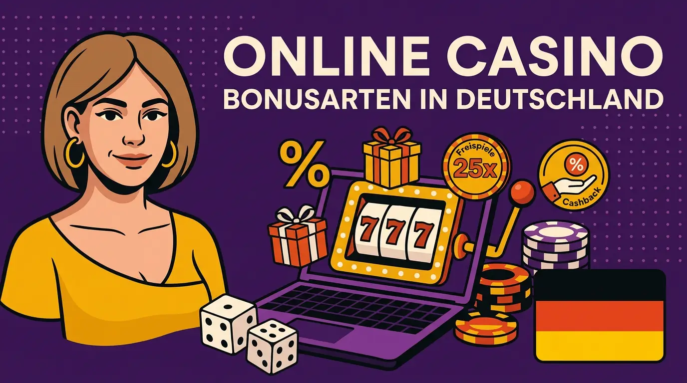 Online Casino Bonusarten in Deutschland