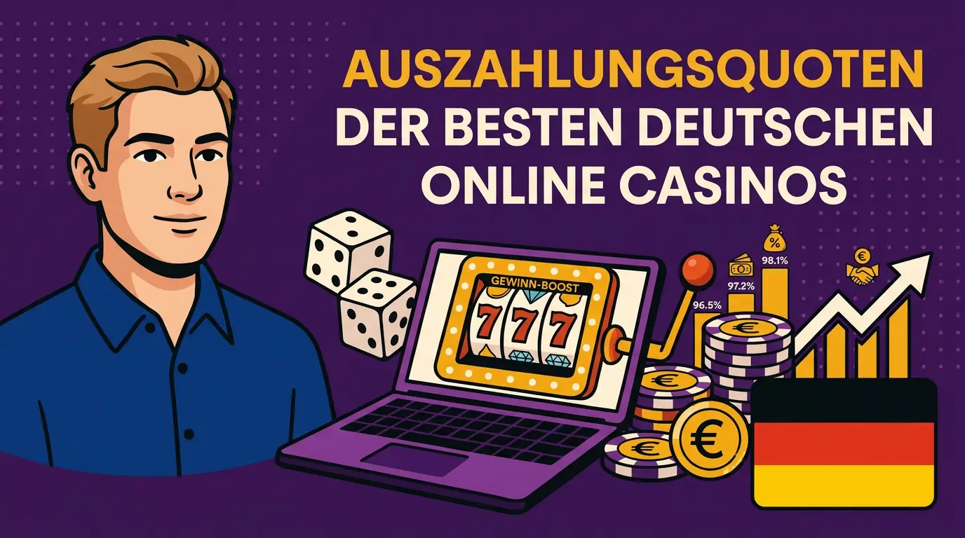 Auszahlungsquoten der besten deutschen Online Casinos