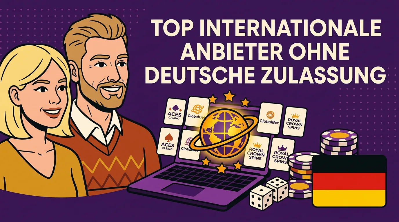 Top internationale Anbieter ohne deutsche Zulassung