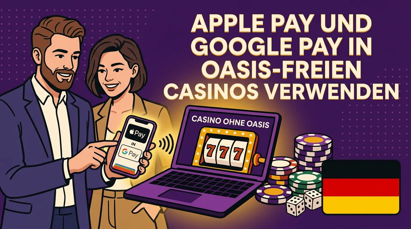 Apple Pay und Google Pay in OASIS-freien Casinos verwenden