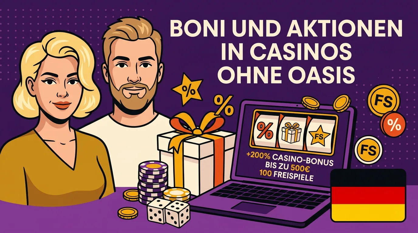 Boni und Aktionen in Casinos ohne OASIS