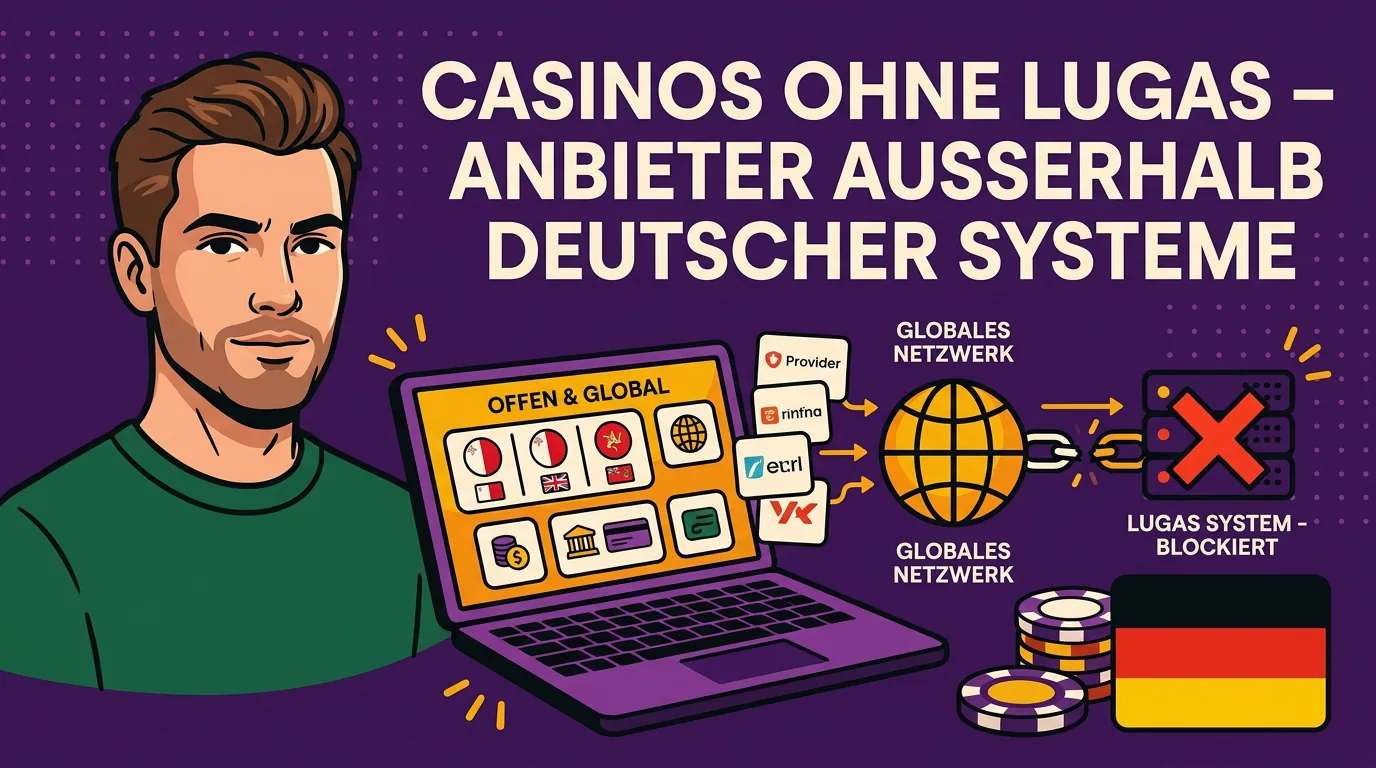 Casinos ohne LUGAS - Anbieter ausserhalb deutscher Systeme