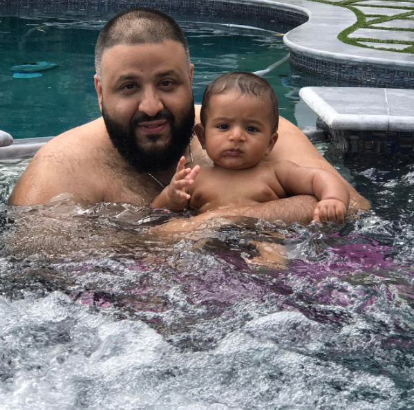 Khaled and son