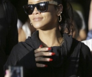 Rihanna wears Minx at Jozi performance