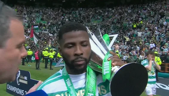 Iheanacho Credits “God of Soccer” as Celtic Win Remarkable Title