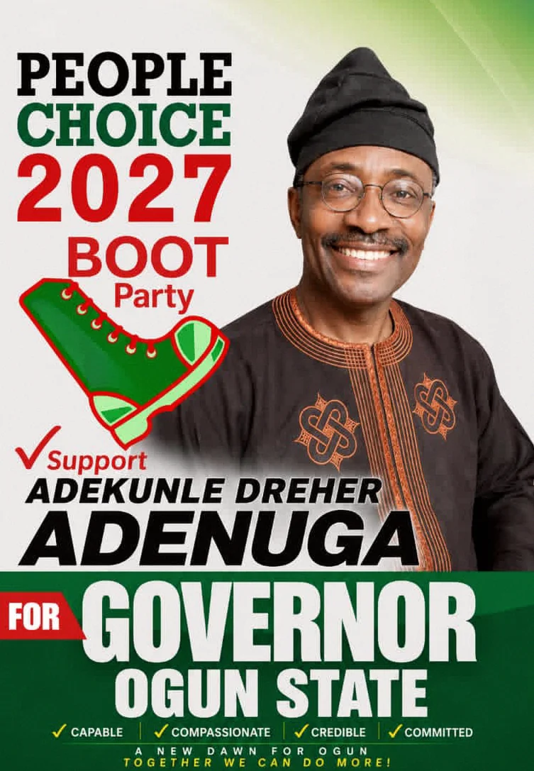 Adenuga Enters Ogun’s 2027 Race, Vows People-First Education and Jobs Reforms