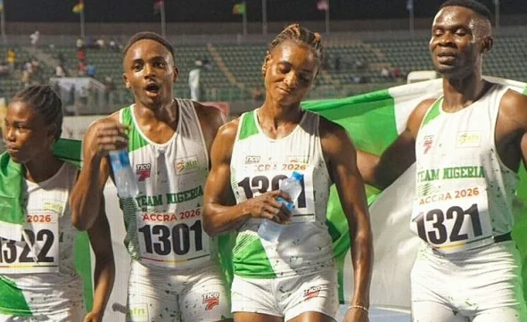 Nigeria Men Dominate 4×100 Heat to Reach African Champs Final