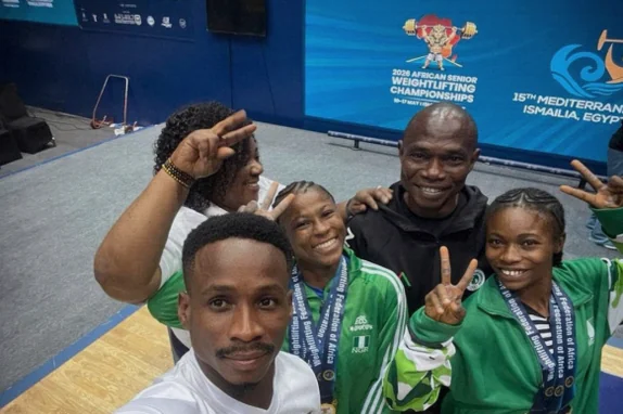 Nigeria Dominates African Senior Weightlifting Championships with 10 Gold in Egypt