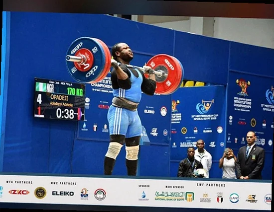 Nigeria wrap up African weightlifting meet in Egypt with 29-medal haul