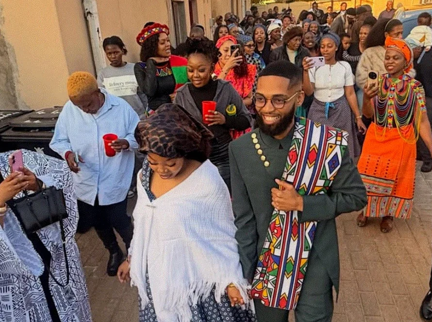 Married at First Sight SA Star Nkululeko Mahlangu Marries Wife Tshegofatso