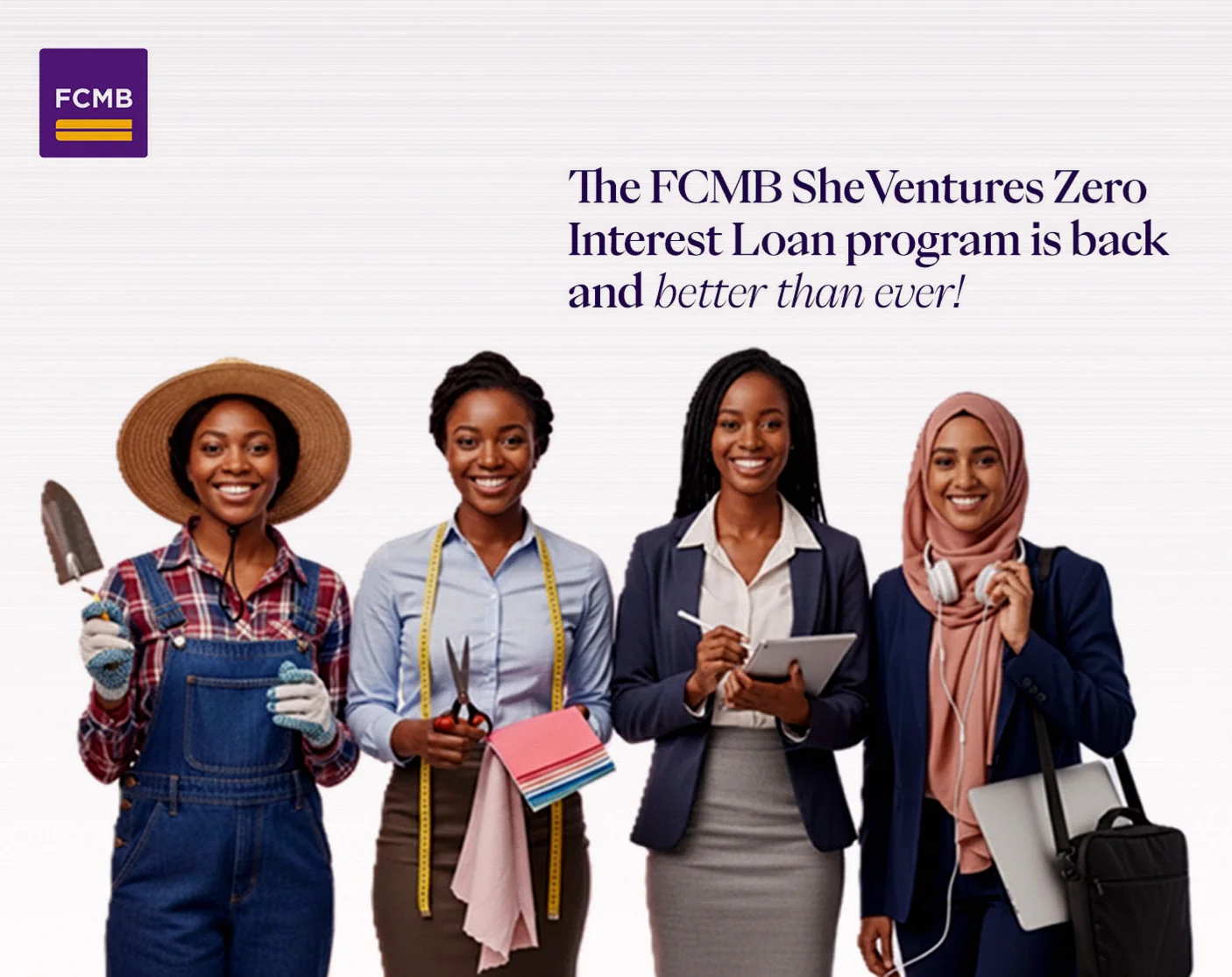 FCMB Opens SheVentures Applications for Up to ₦10m Zero-Interest Loans