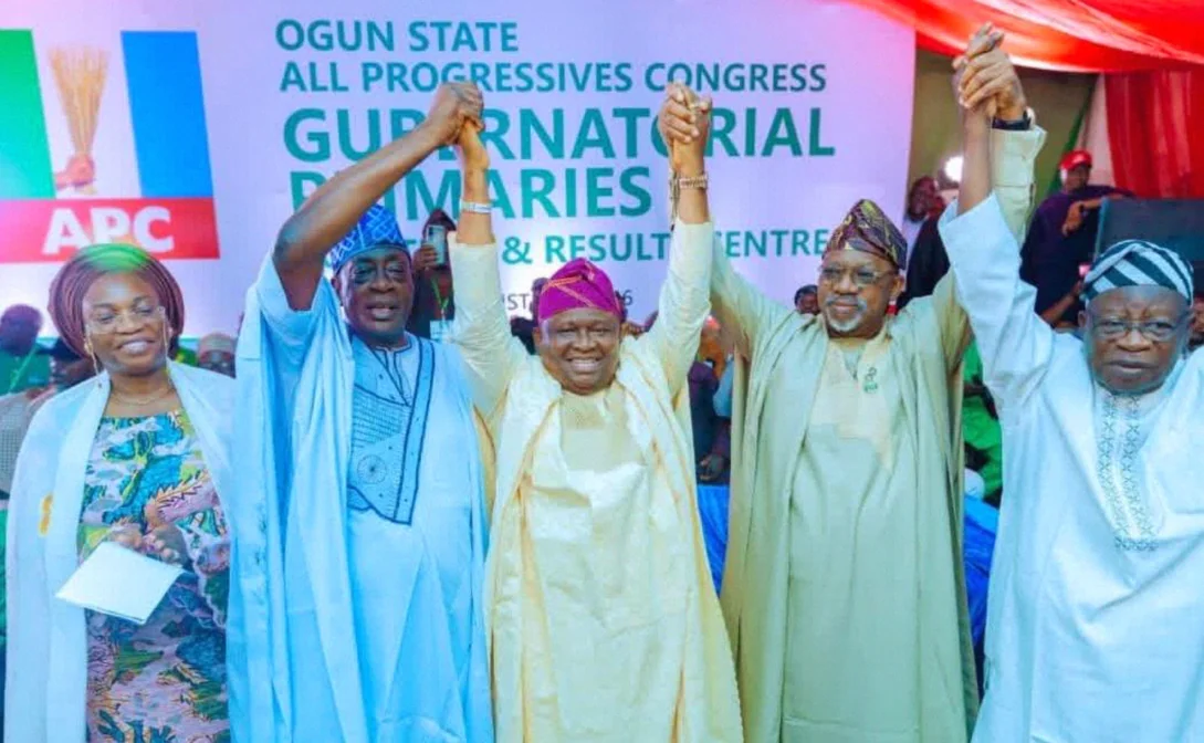 Ogun APC Governorship Primary: Adeola Wins With 304,055; Hunye Gets Zero