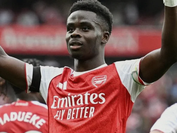 Saka Fires Back at Critics as Arsenal Celebrate Another Premier League Title