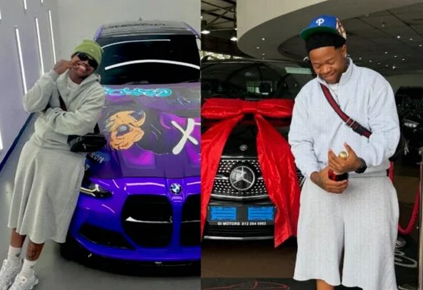 Ghost Hlubi Splurges on a Mercedes and BMW After Showcasing New Cars