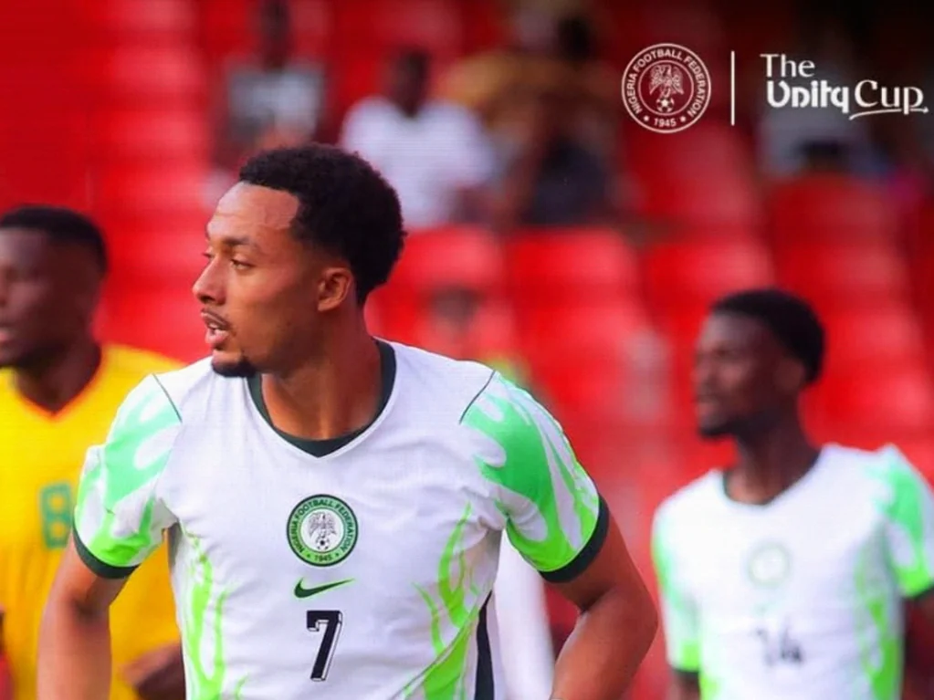 Azeez Shines on Debut as Super Eagles Beat Zimbabwe 2-0 in Unity Cup