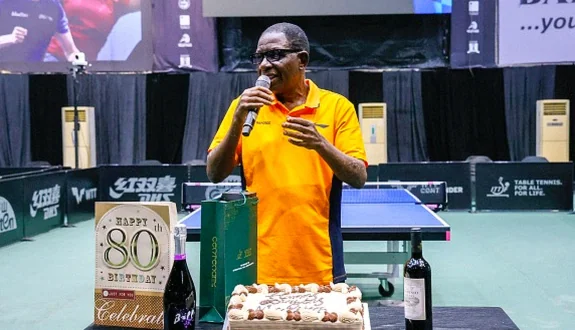 WTT Contender Lagos Pays Tribute to Table Tennis Official John Peters at 80