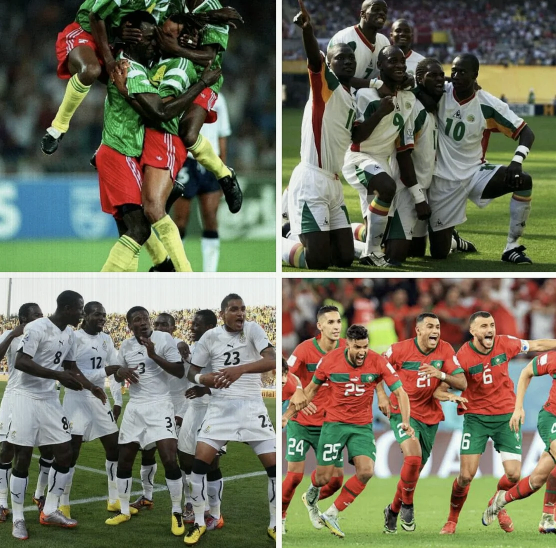 Only Four African Teams Ever Reached World Cup Quarter-Finals, Records