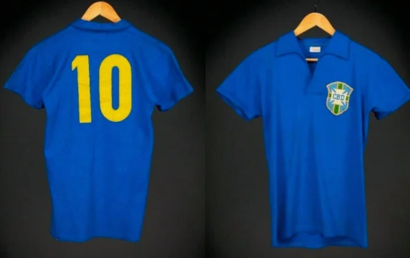 Pele’s 1958 World Cup final No. 10 shirt to be auctioned for millions