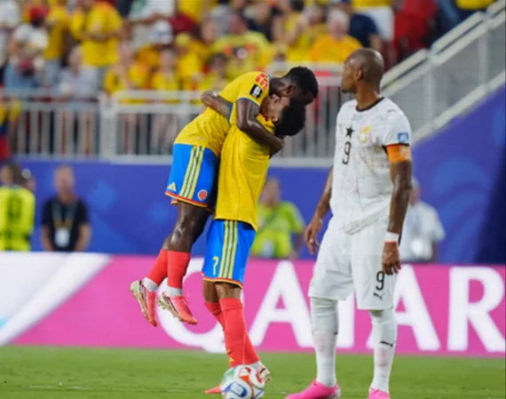 Colombia Beat Ghana 1-0 to Reach World Cup Round of 16