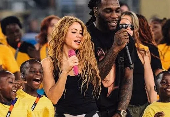 Burna Boy Shines With Shakira as First African to Headline World Cup Halftime