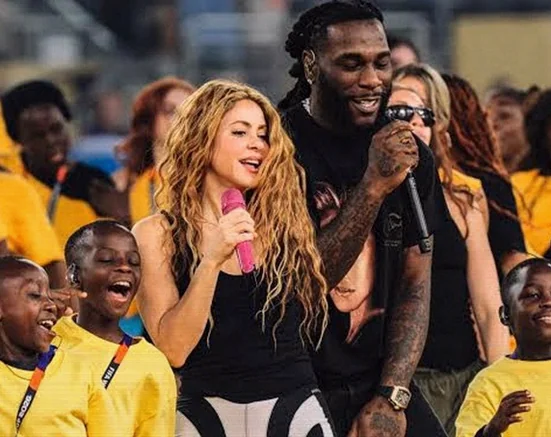 Burna Boy Shines With Shakira as First African to Headline World Cup Halftime