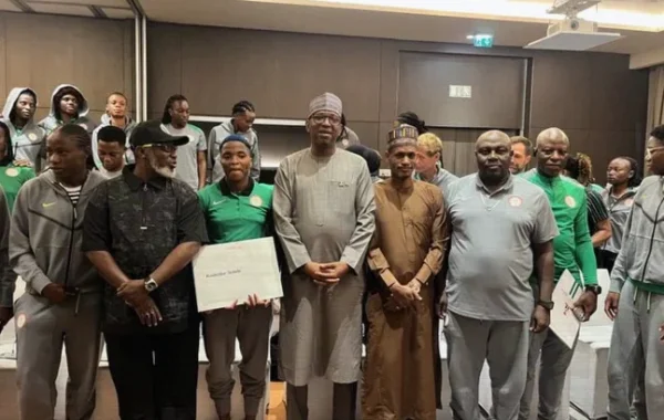 Nigeria’s Super Falcons Receive Promised Home Rewards Before WAFCON Match