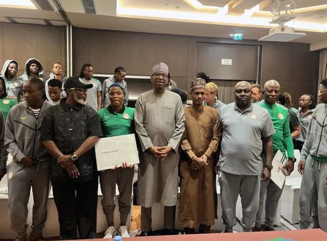 Nigeria’s Super Falcons Receive Promised Home Rewards Before WAFCON Match