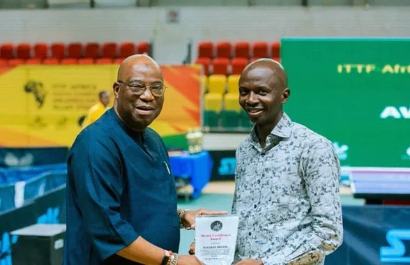 Nigerian journalist Olalekan Okusan wins ITTF Africa Media Excellence Award
