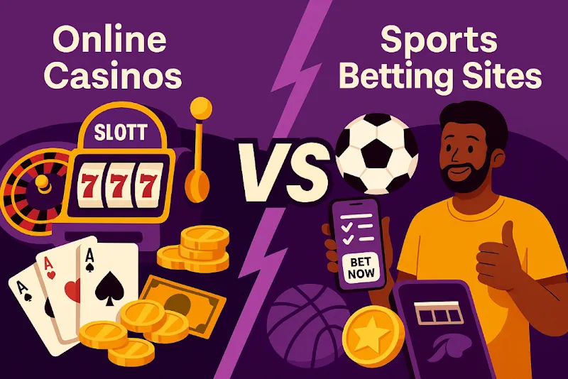 Online Casinos vs Sports Betting Sites in South Africa Online Casinos vs Sports Betting Sites in South Africa
