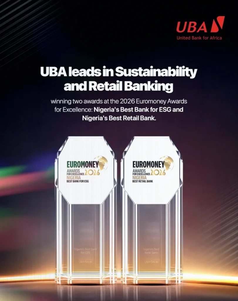 UBA Clinches Double Victory at 2026 Euromoney Awards for Retail, Sustainability