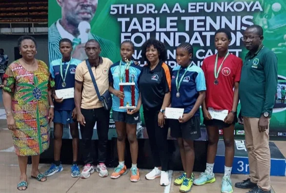 Efunkoya National Cadet Table Tennis Championship Set for August 11-15