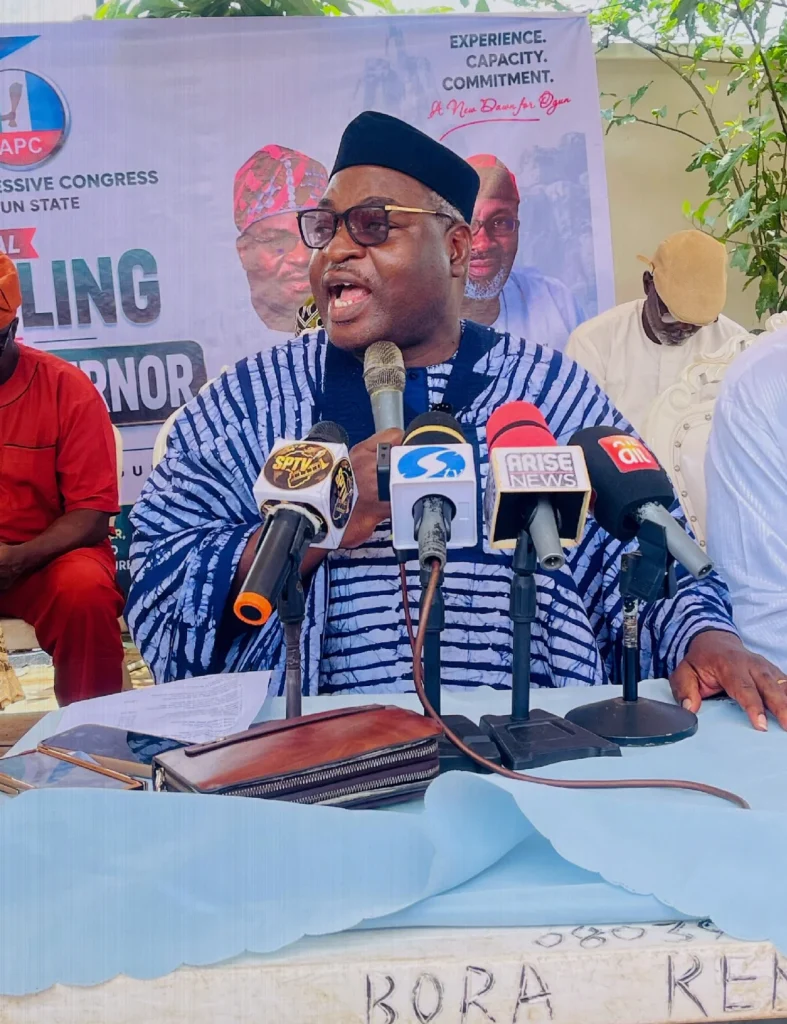 Hunye Rejects Withdrawal Claims, Remains in Ogun 2027 APC Race