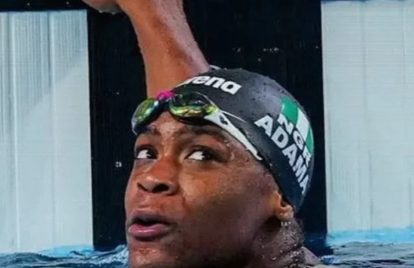 Adama Makes History as First Nigerian Man in Commonwealth 50m Butterfly Final