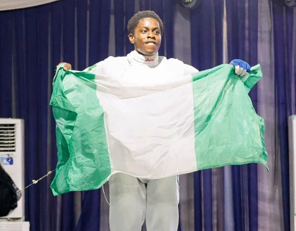 Teen Fencer Esiovwa-Thompson Wins Nigeria’s First Commonwealth Gold