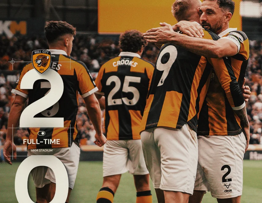 Hull City Stun Manchester United 2-0 in Premier League Return