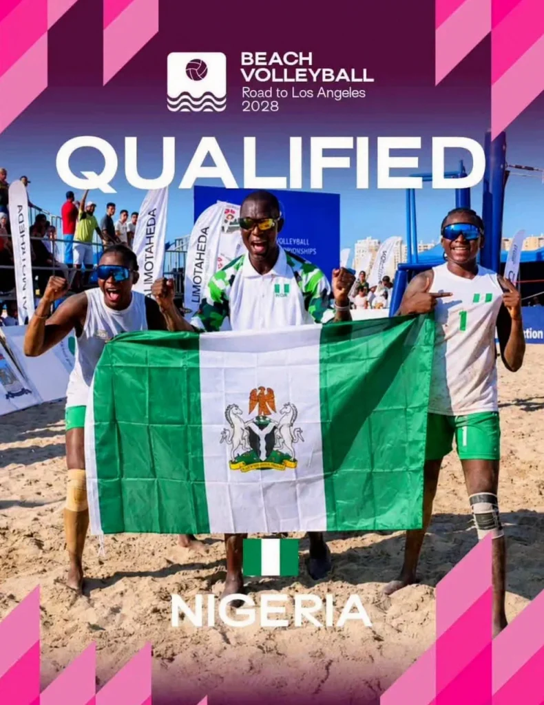 Nigeria’s Olympic-bound beach volleyball duo join NSC elite programme