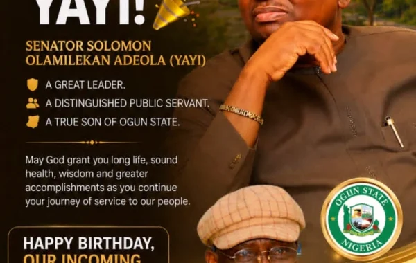 Tella Applauds Senator Yayi’s Public Service as He Marks 57th Birthday