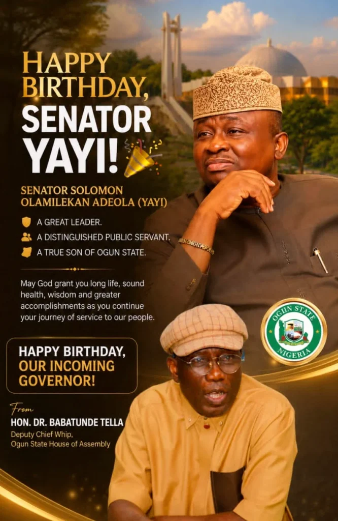 Tella Applauds Senator Yayi’s Public Service as He Marks 57th Birthday