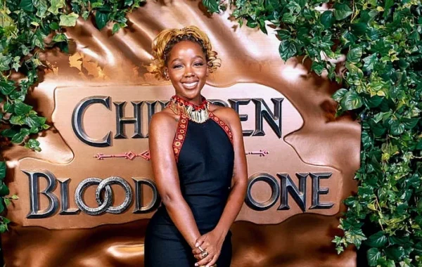 Zanele Potelwa Meets Thuso Mbedu at New York Film Premiere