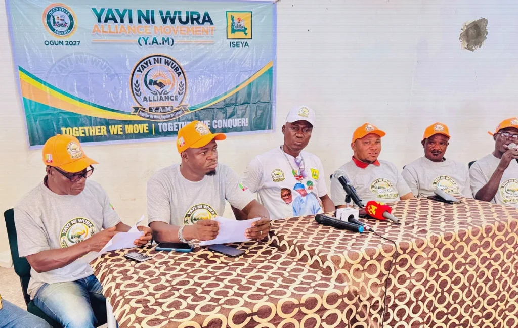 YAYI Ni Wura Alliance Backs Tinubu’s 2027 Bid, Targets Ogun Grassroots Growth