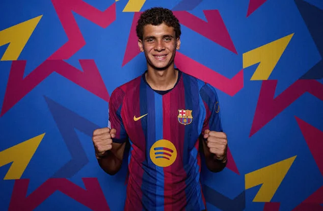 Barcelona extend Hamza Abdelkarim’s contract until 2030 with €150m clause