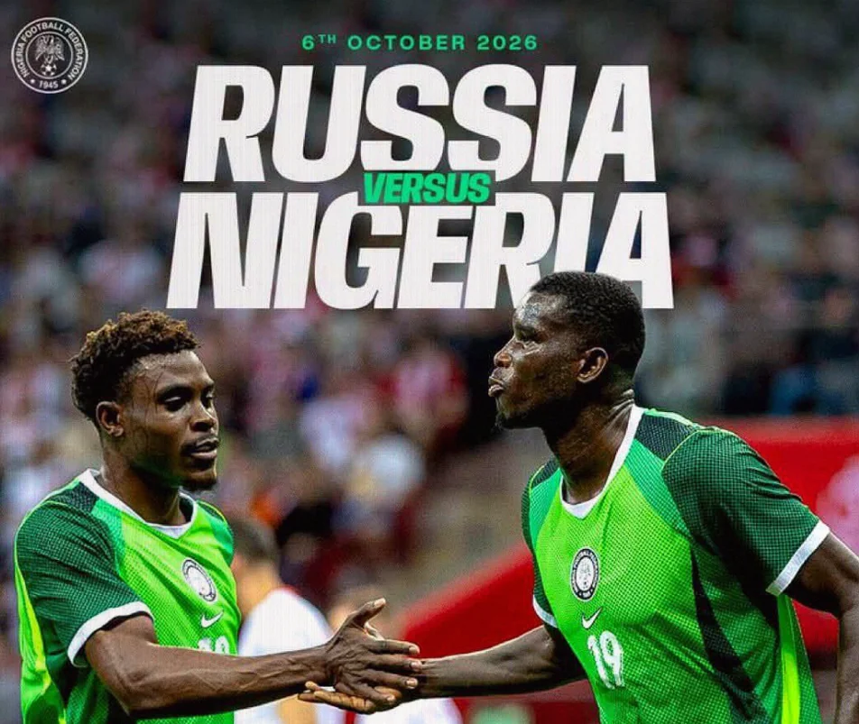 Nigeria Set for October 6 Friendly Clash with Russia in Nizhny Novgorod