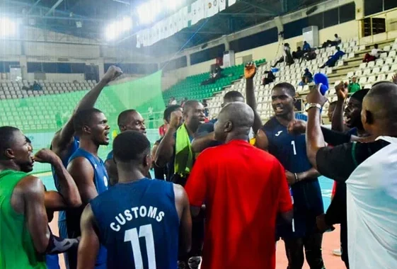 Nigeria Customs Men Complete Perfect Run to Win Volleyball Premier League
