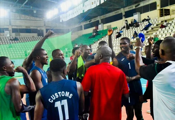 Nigeria Customs Men Complete Perfect Run to Win Volleyball Premier League