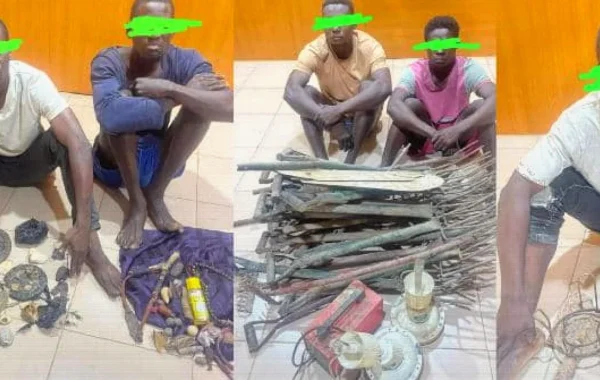 Osun Amotekun Detains Five Over Theft, Burglary and Fraud Allegations