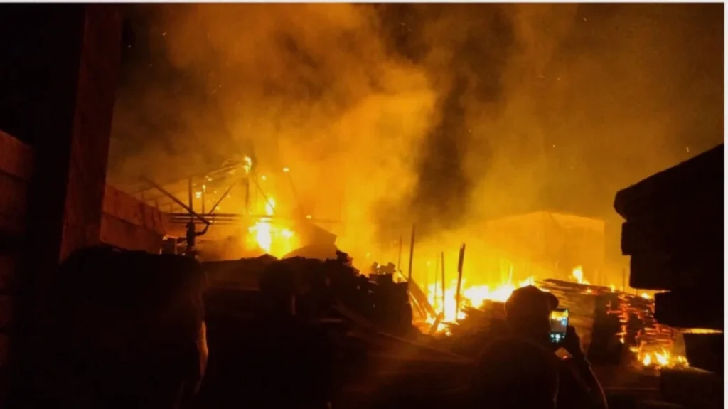 Kano Timber Market Fire Ravages 110 Shops and Structures