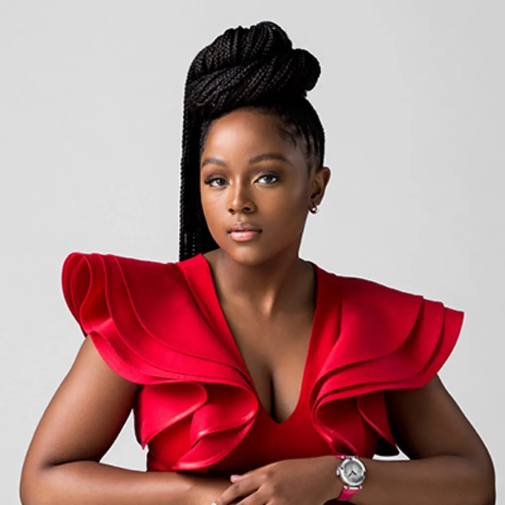 Amonge Sinxoto makes a statement with her matric dance look
