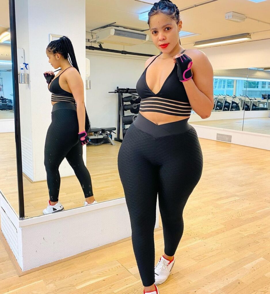 Have you seen Asanda Foji’s workout gear?