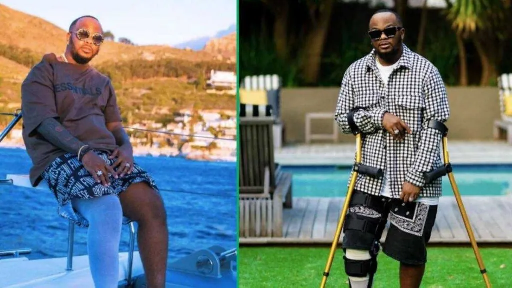 Bandile Mbere Bonds With His Baby Girl