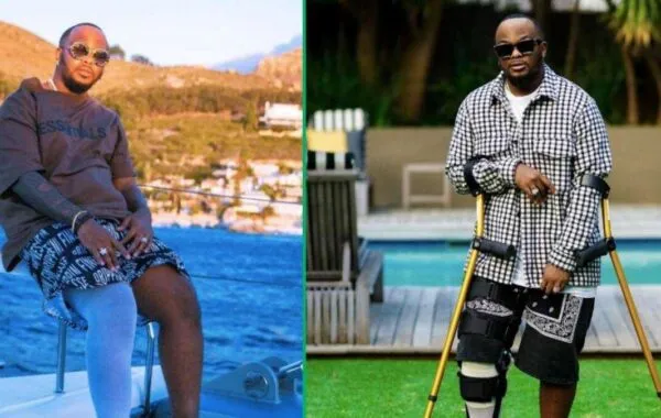 Bandile Mbere Bonds With His Baby Girl
